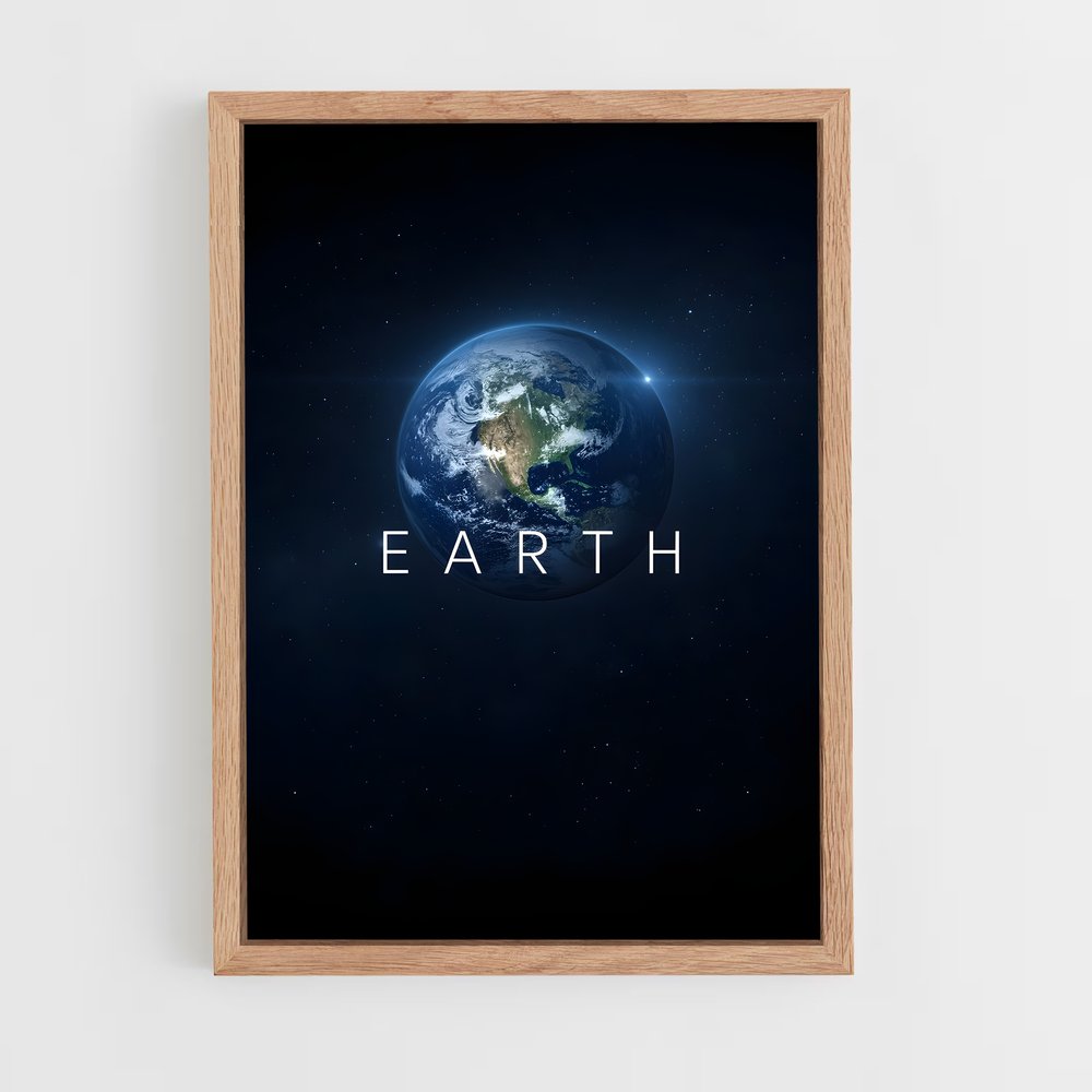 Poster Vision Éthérée Terrestre – affiche Système solaire (vue 4)